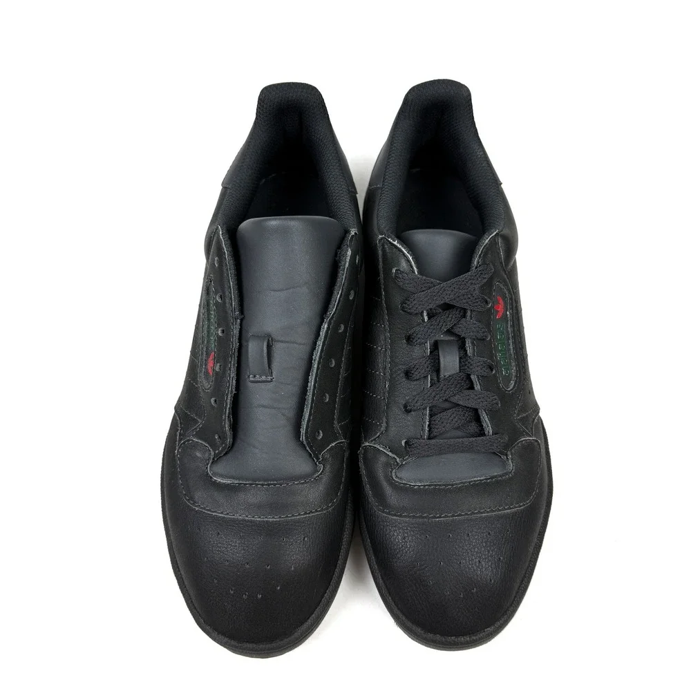 Adidas Yeezy Powerphase Calabasas Black Leather Sneakers Shoes Mens 7.5‎